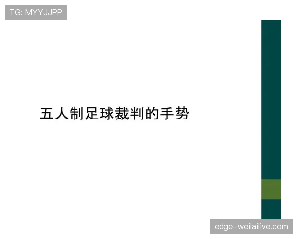 裁判手势在足球比赛中的作用与规则意义详解 裁判手势在足球比赛中的作用与规则意义详解